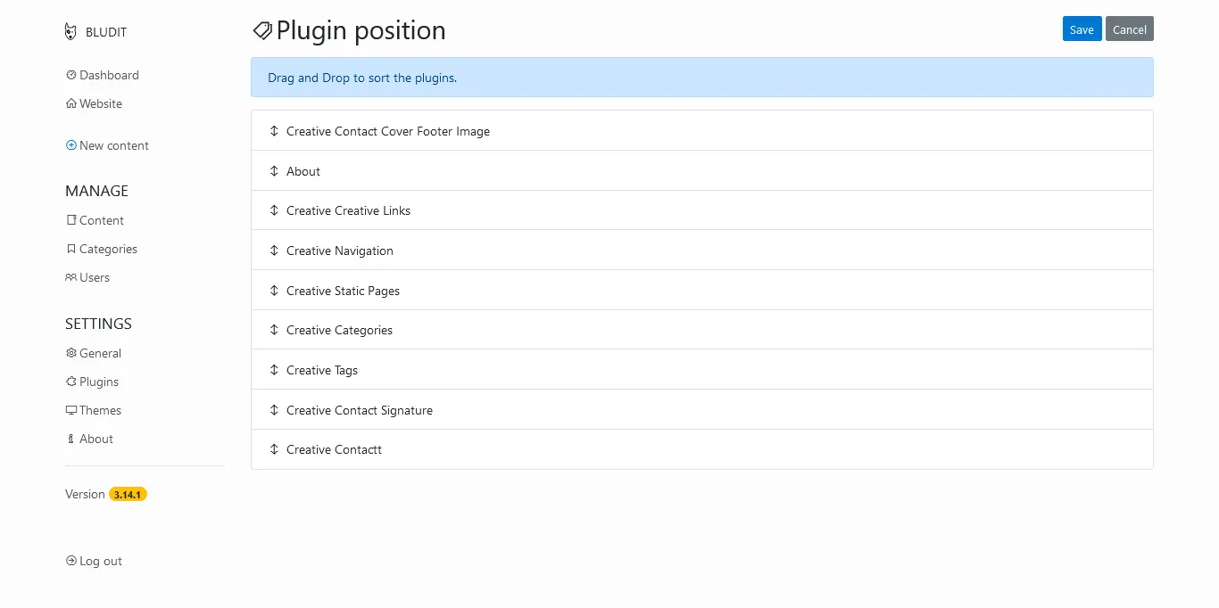 premium bludit themes template