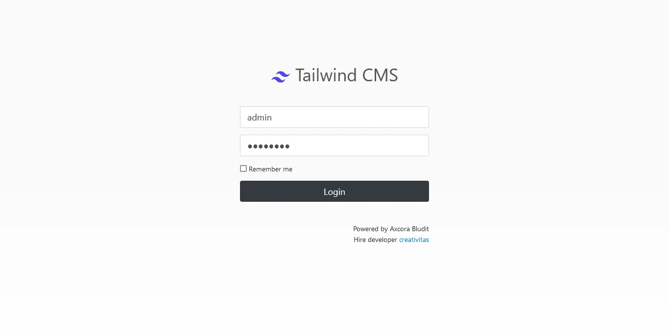 installation tailwind blog cms